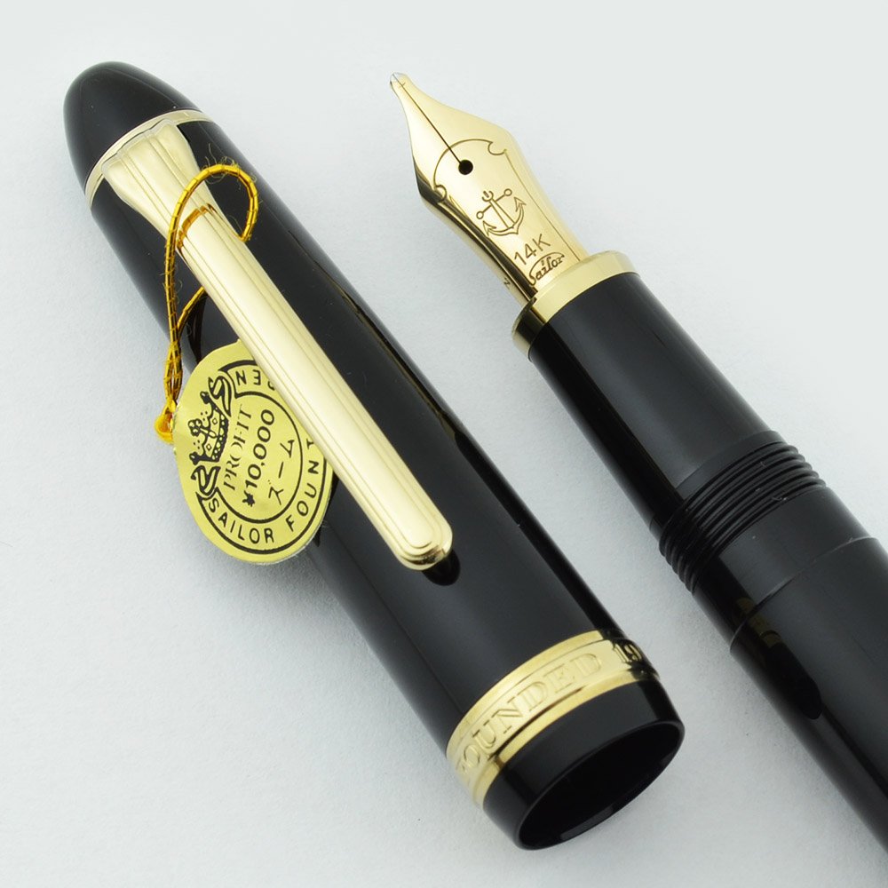 Sailor 1911 Profit Fountain Pen - Standard Size, Black, 14k